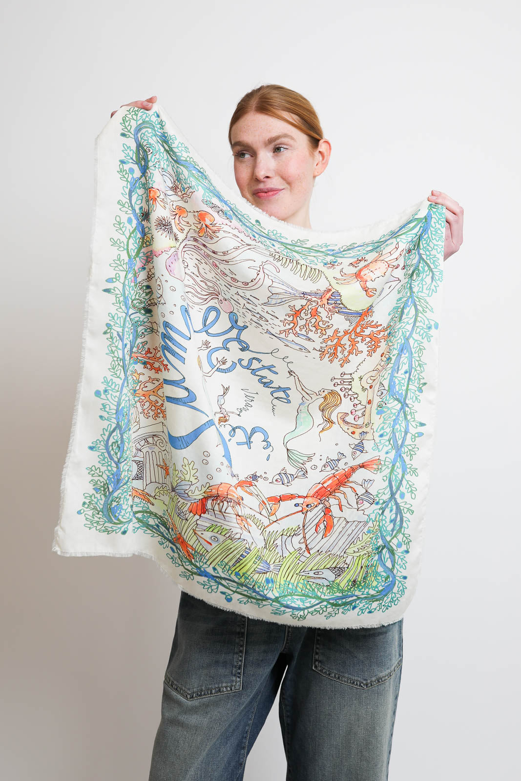 Faliero Sarti, Schal Little Summer in Ecru