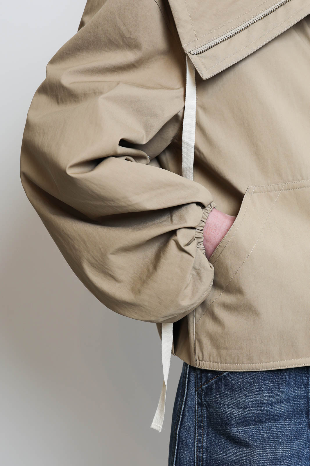 CO, Jacke Rolled Collar in Camel