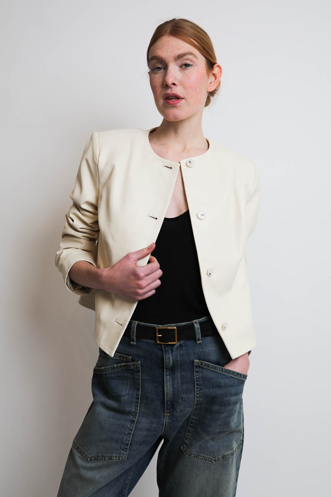 Loulu de Saison, Jacke Raho in Ivory