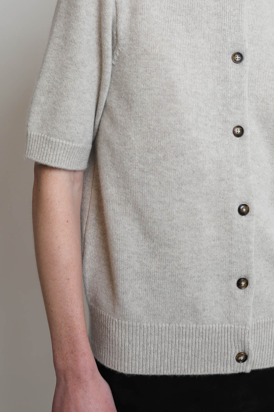 Loulou de Saison, Cardigan Jodi in Beige Melange