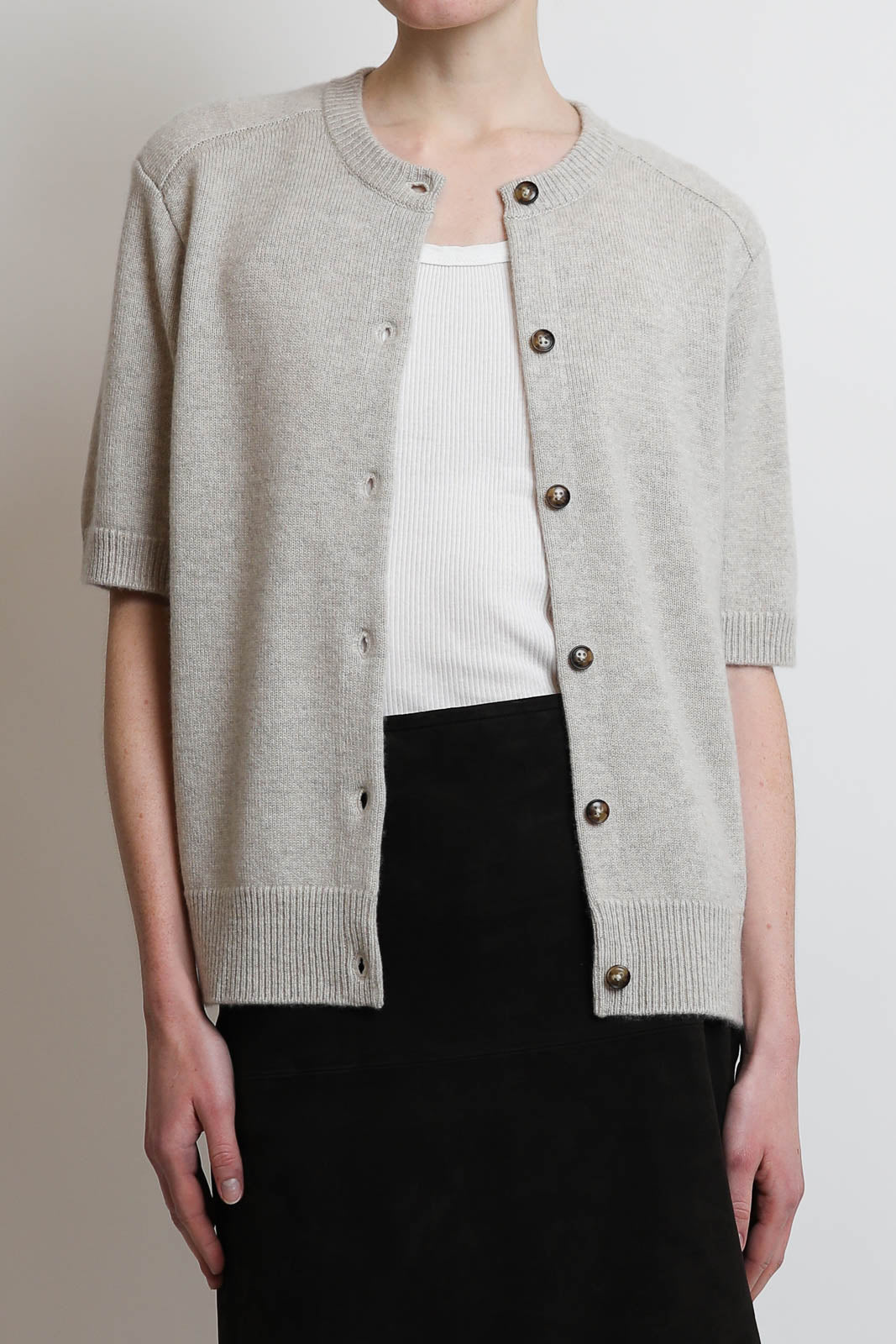 Loulou de Saison, Cardigan Jodi in Beige Melange