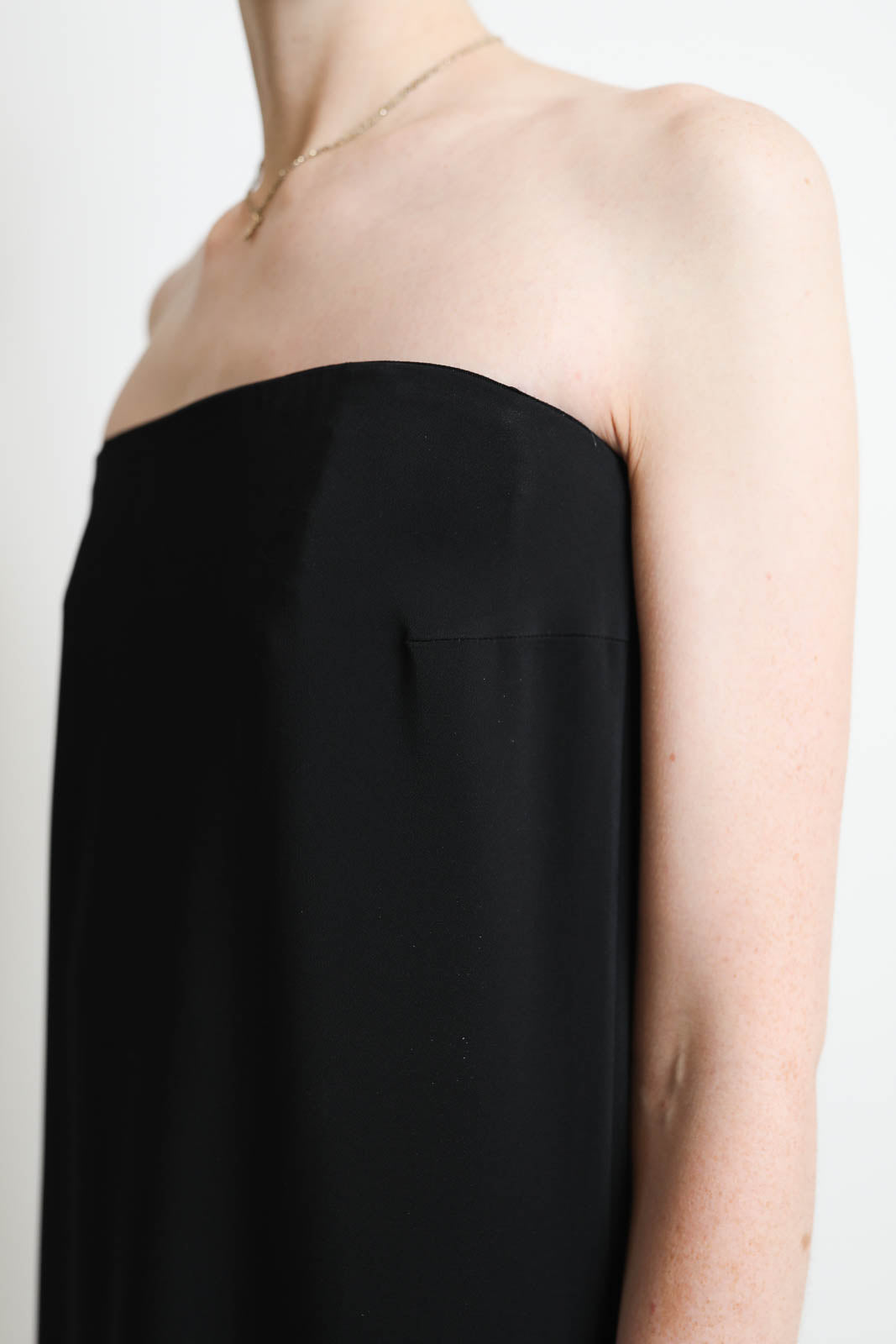 CO, Kleid Strapless in Schwarz