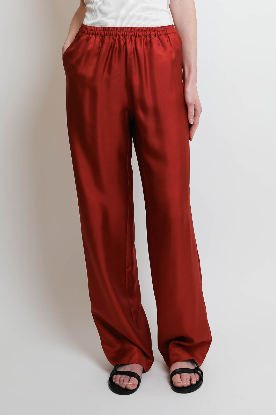 Loulou de Saison, pantalon Alera en rouge