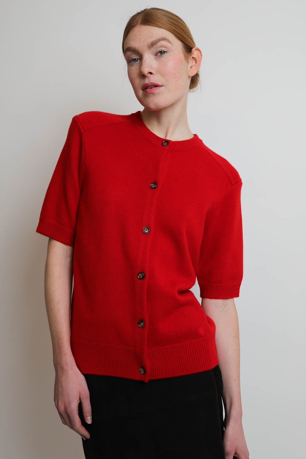 Loulou de Saison, Cardigan Jodi in Rot