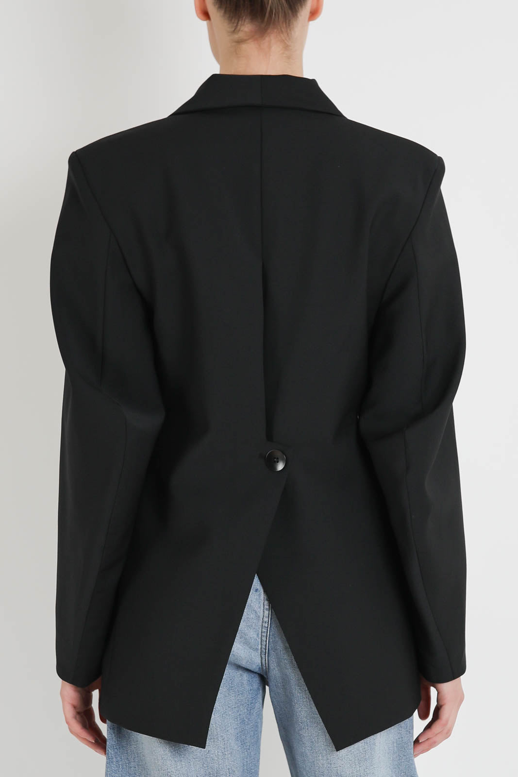 Tibi, Blazer Sculpted in Schwarz
