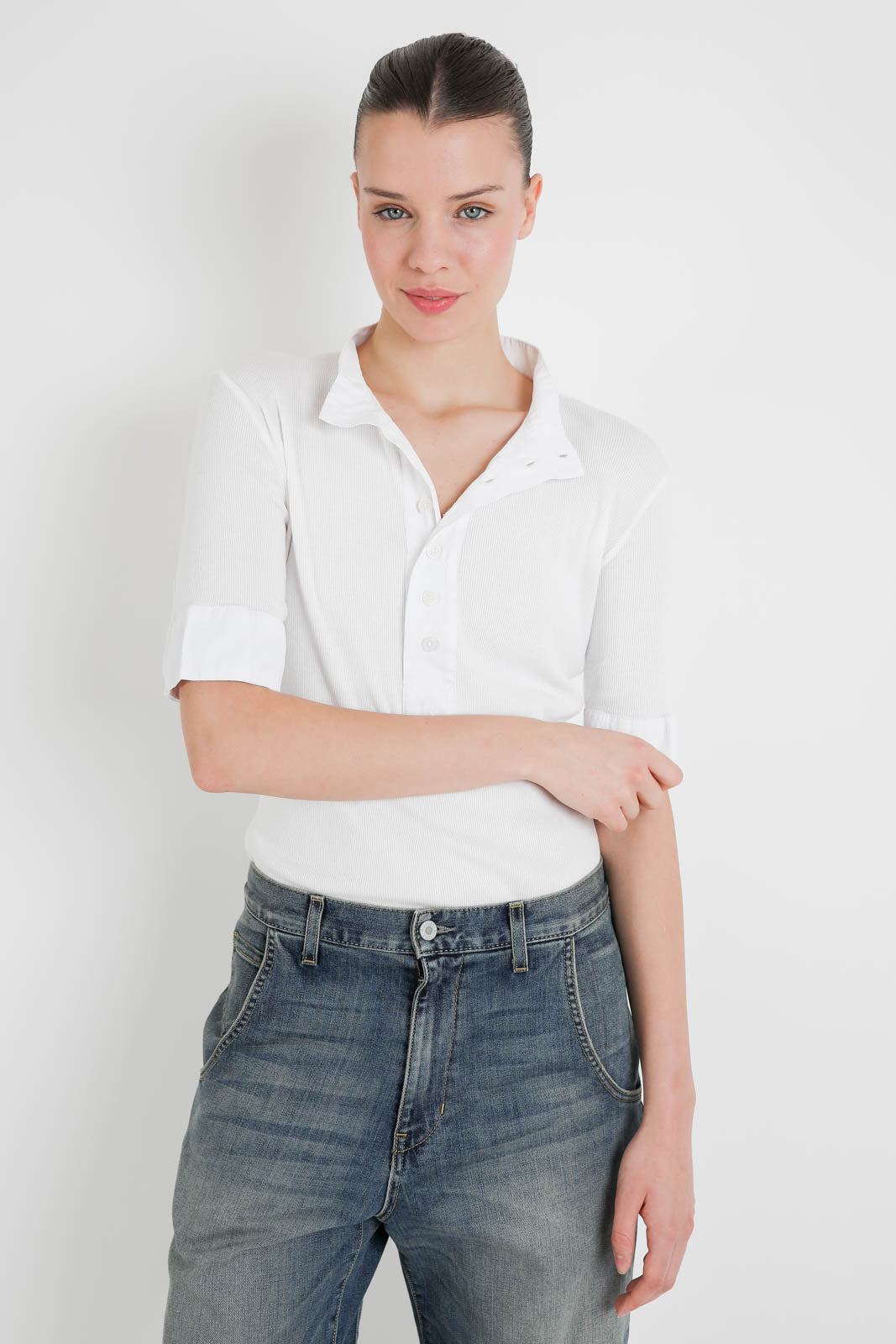 All3, T-Shirt Maria in Weiss