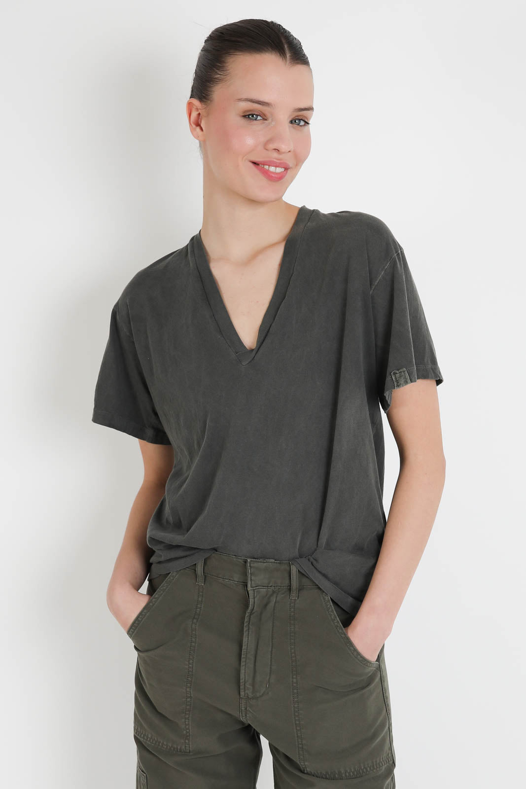 All3, T-Shirt Jessica in Army Green