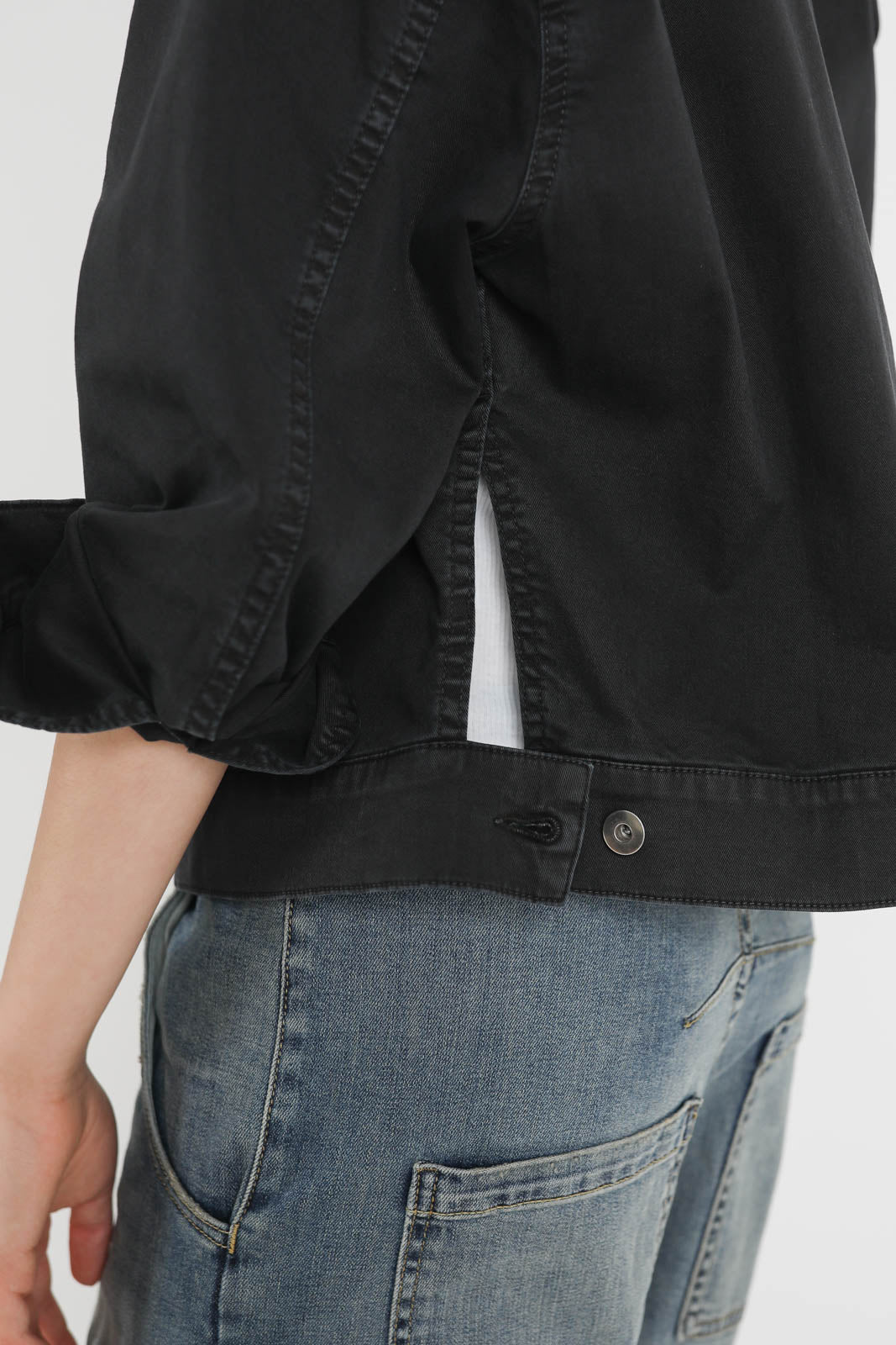 All3, veste Danya en noir délavé