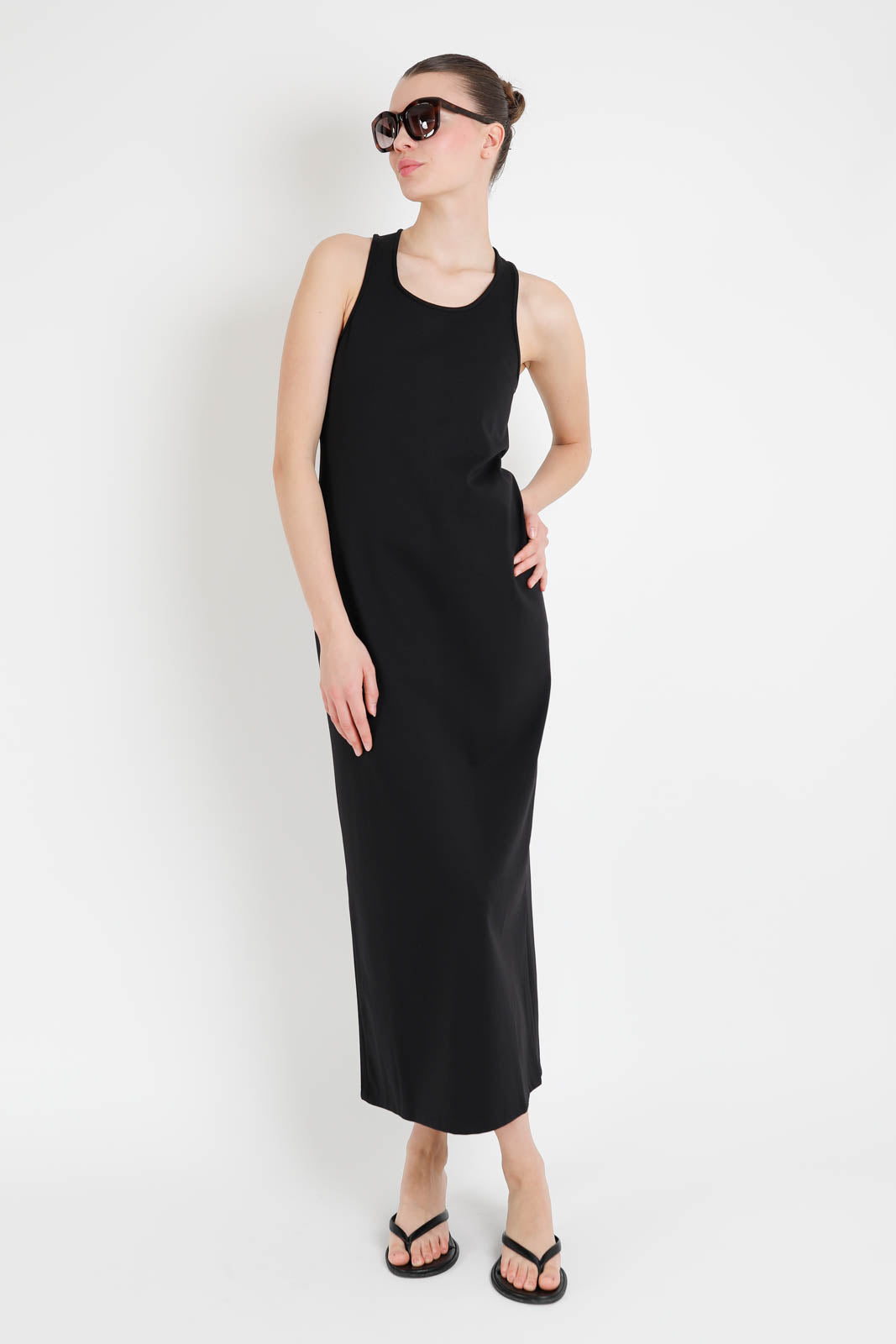 Tibi, Kleid ohne Ärmel in Schwarz