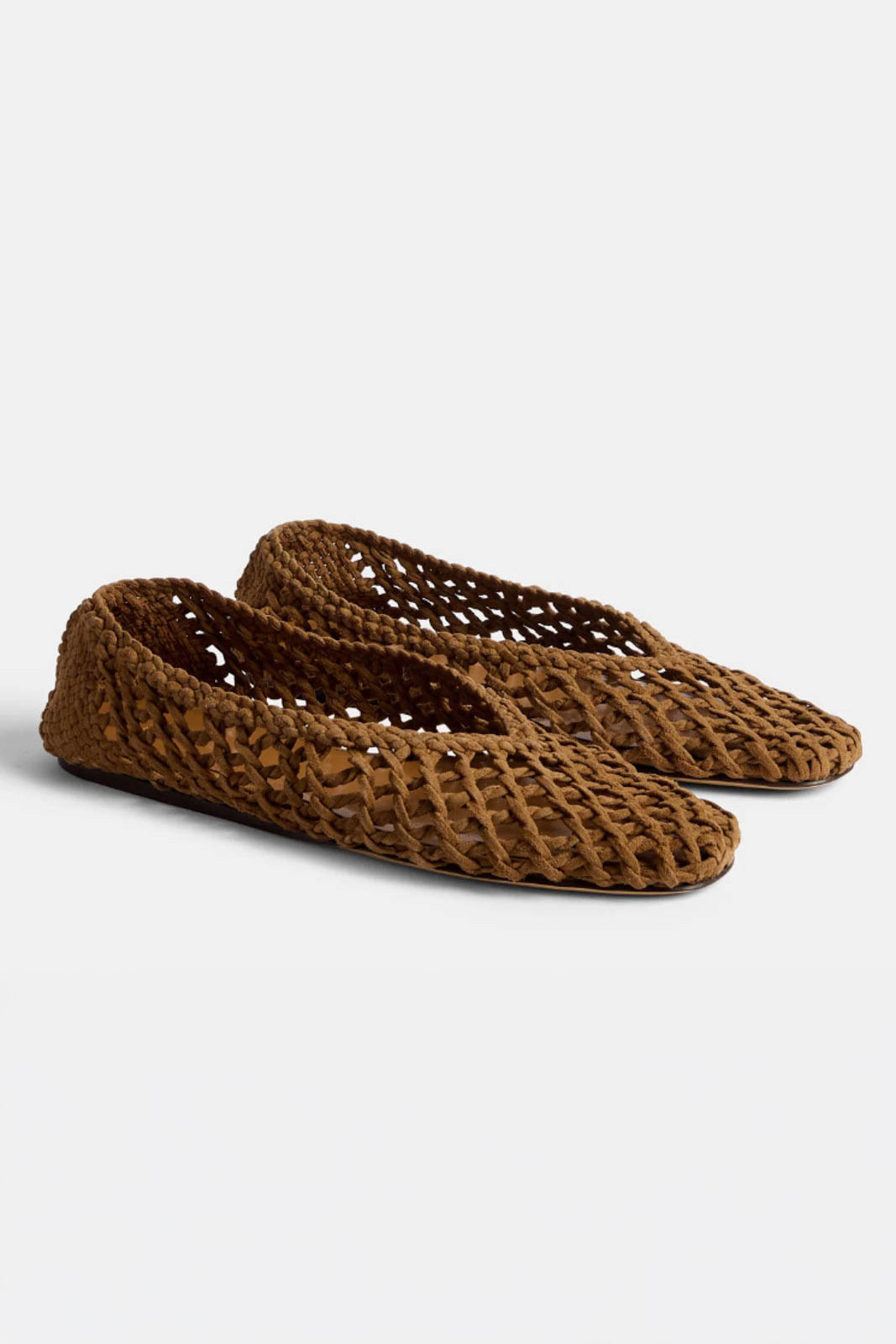 Le Monde Béryl, Ballerinas Regency Knotted in Taupe