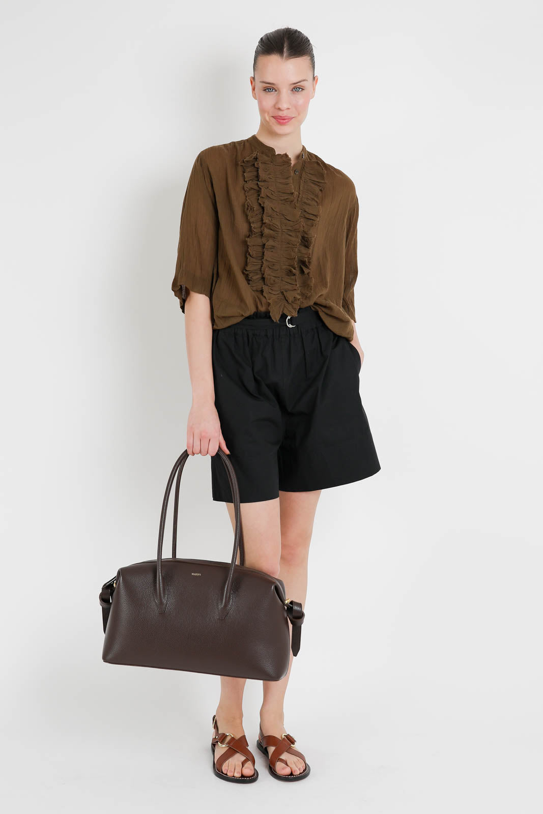 Laurence Bras, Bluse Magritashort in Khaki