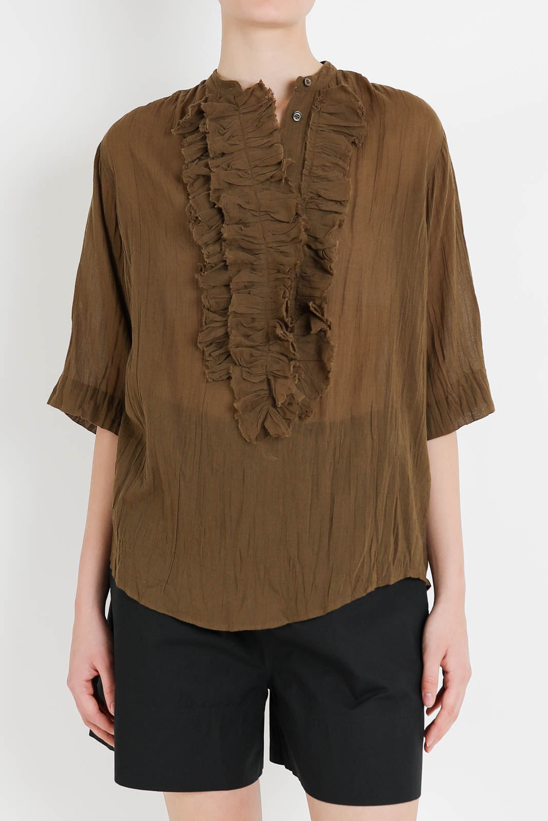 Laurence Bras, Bluse Magritashort in Khaki