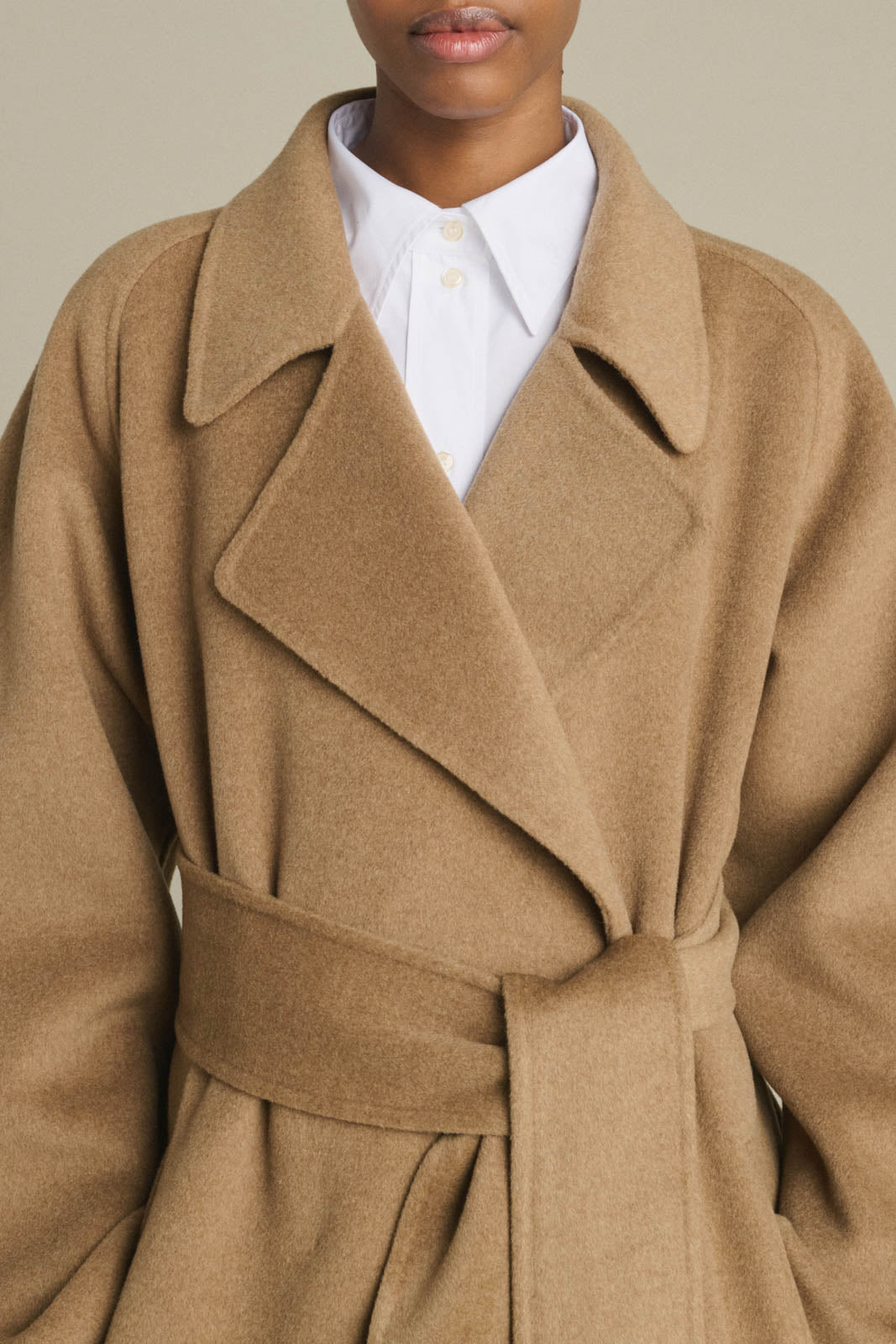 Mantel Harvard in Camel Chine