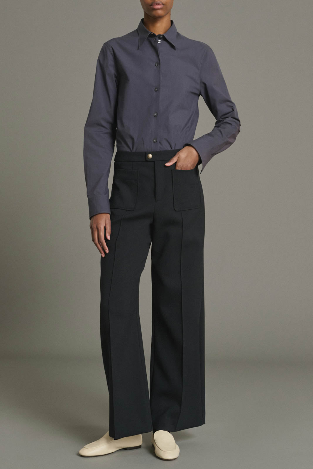 Soeur, Bluse Lavinia in Bleu Nuit