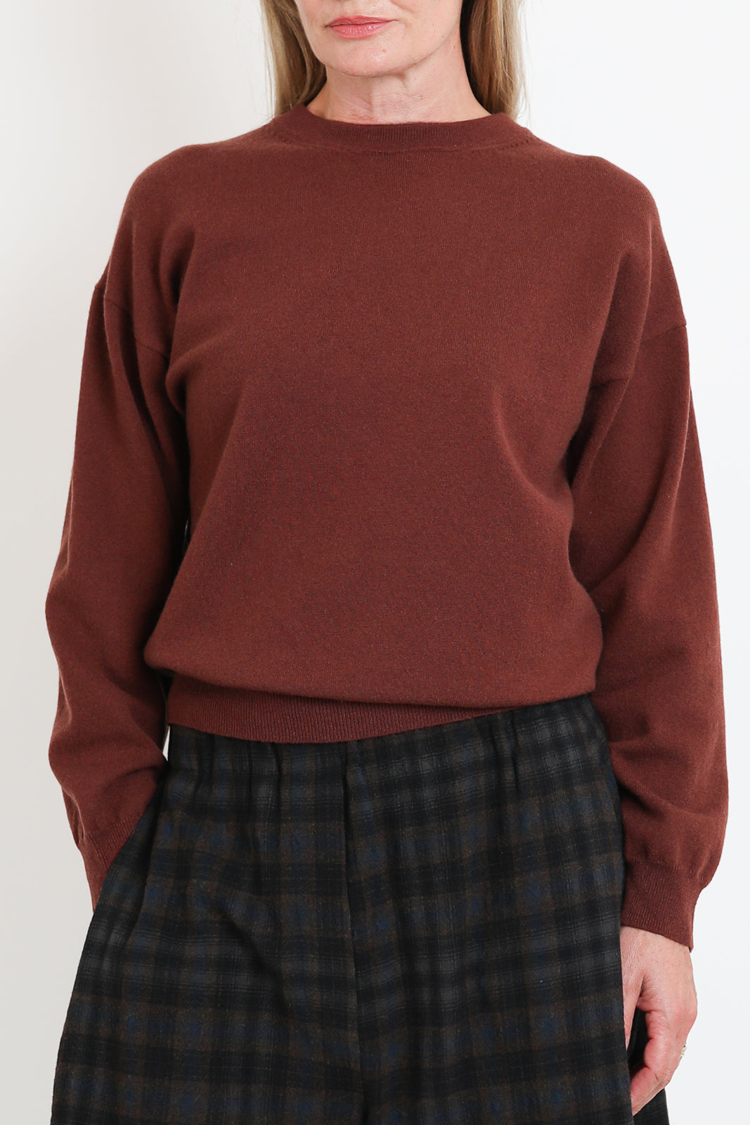 Phisique du Role, Pullover Round in Marrone Castagna