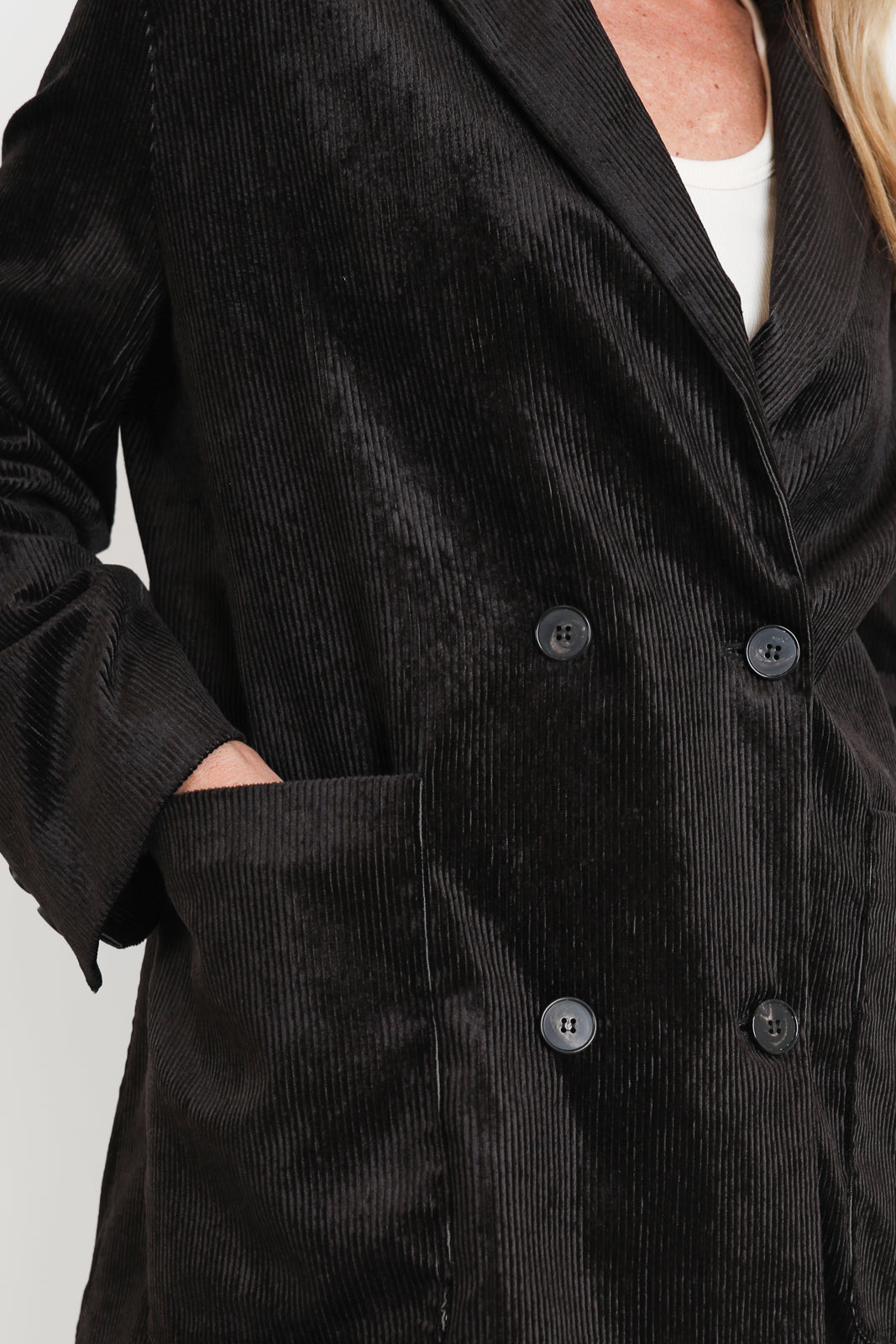 Phisique du Role, Blazer Fluid in Ebony/Butter