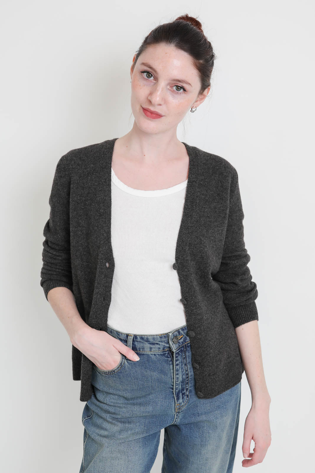 Vanessa Bruno Cardigan Frantz in Anthracite