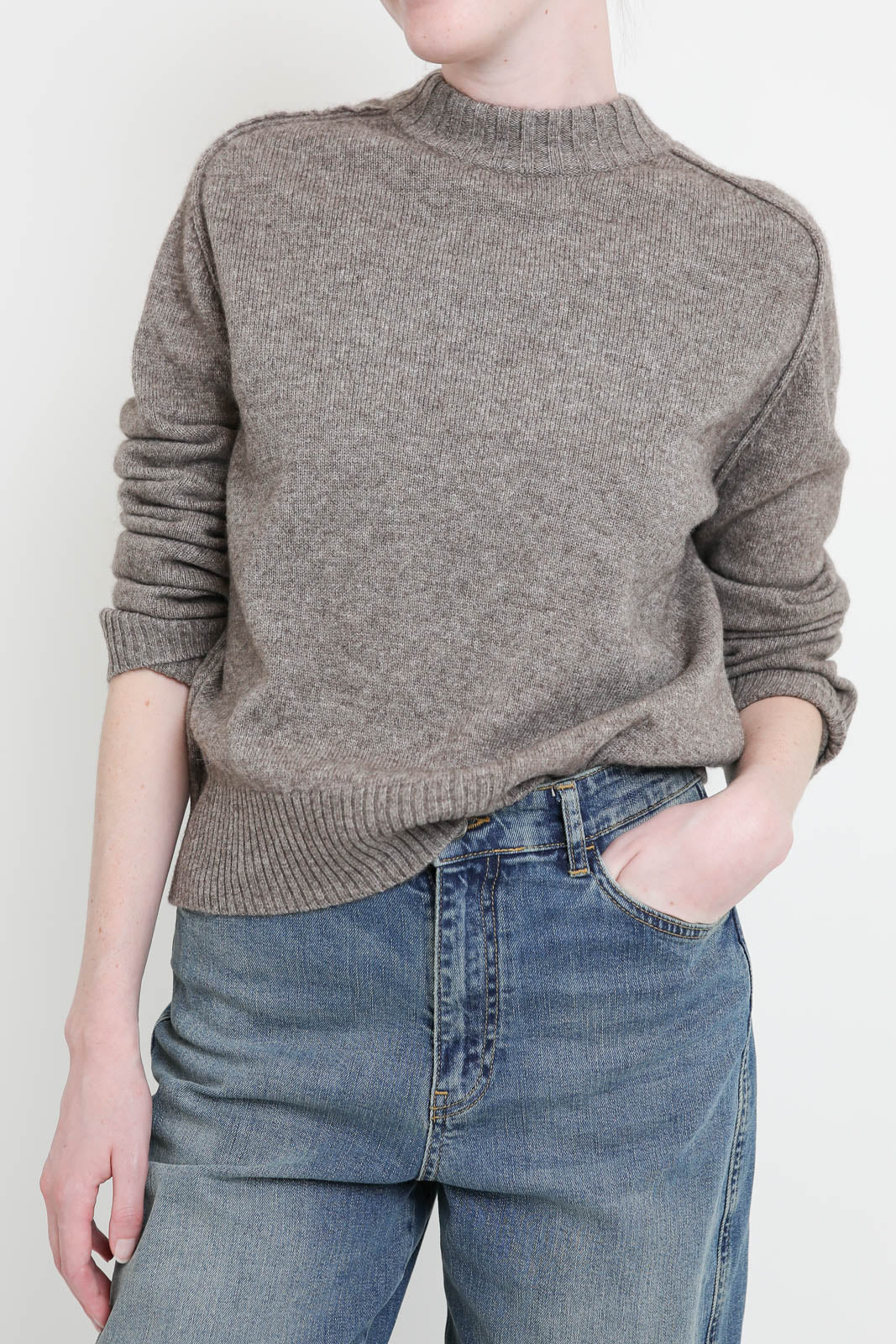 Pullover Fresia in Taupe