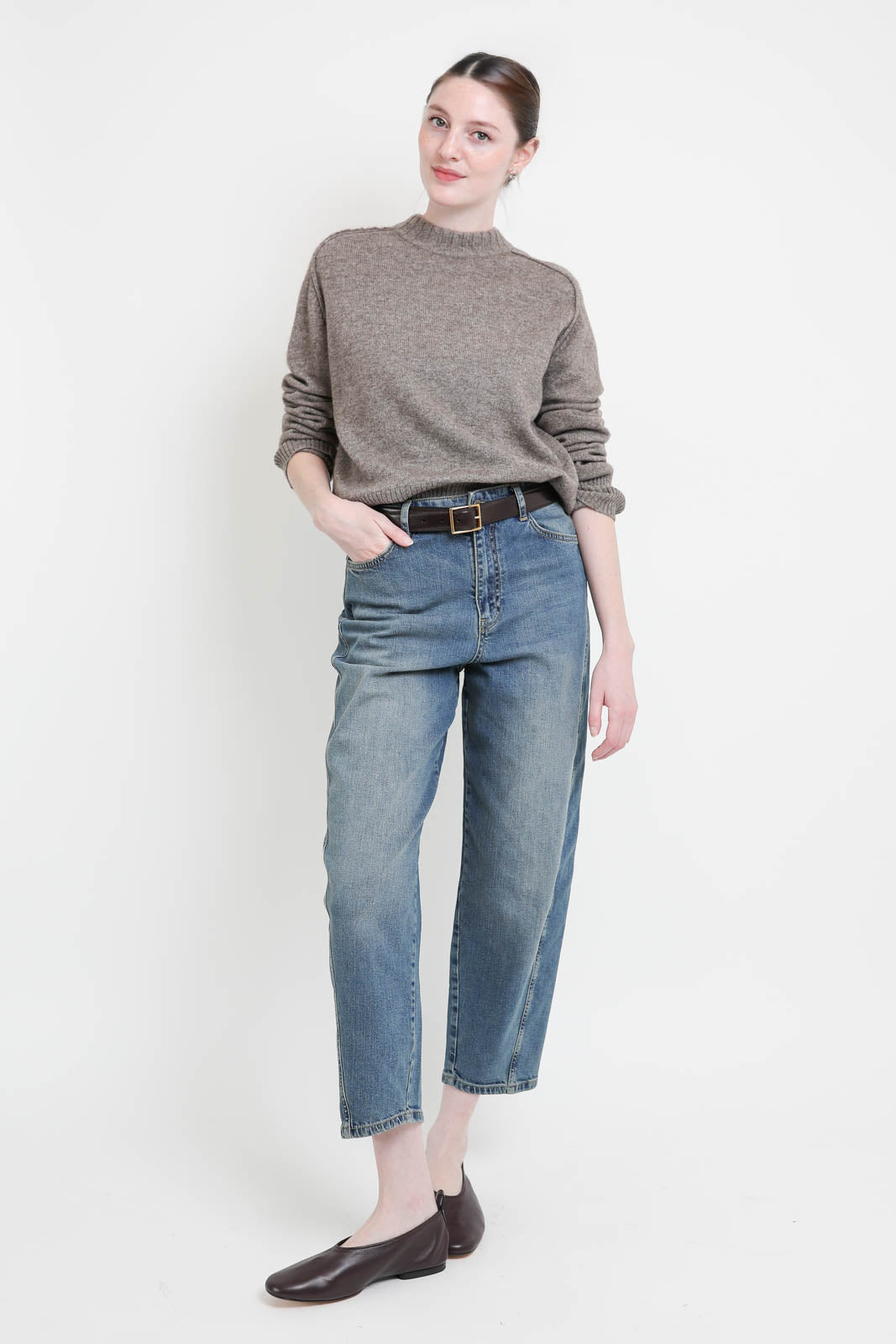 Jeans Caleb in Bleu Gris