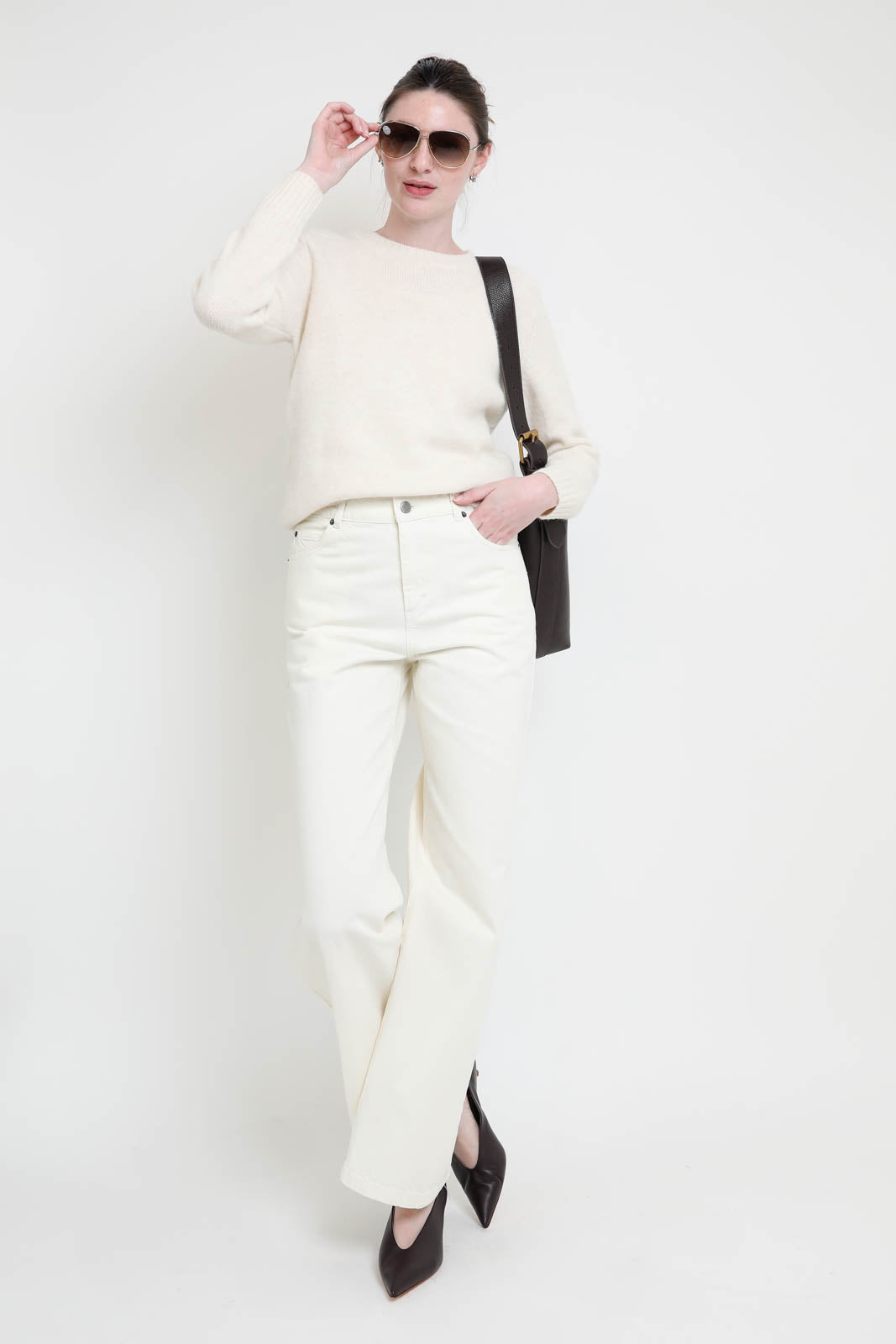 Jeans Calvin in Ecru