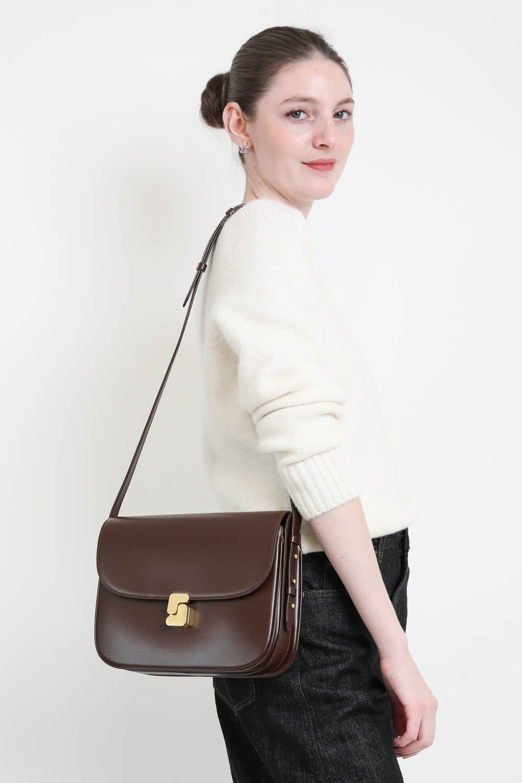 Soeur Tasche Bellissima Maxi in Chocolat
