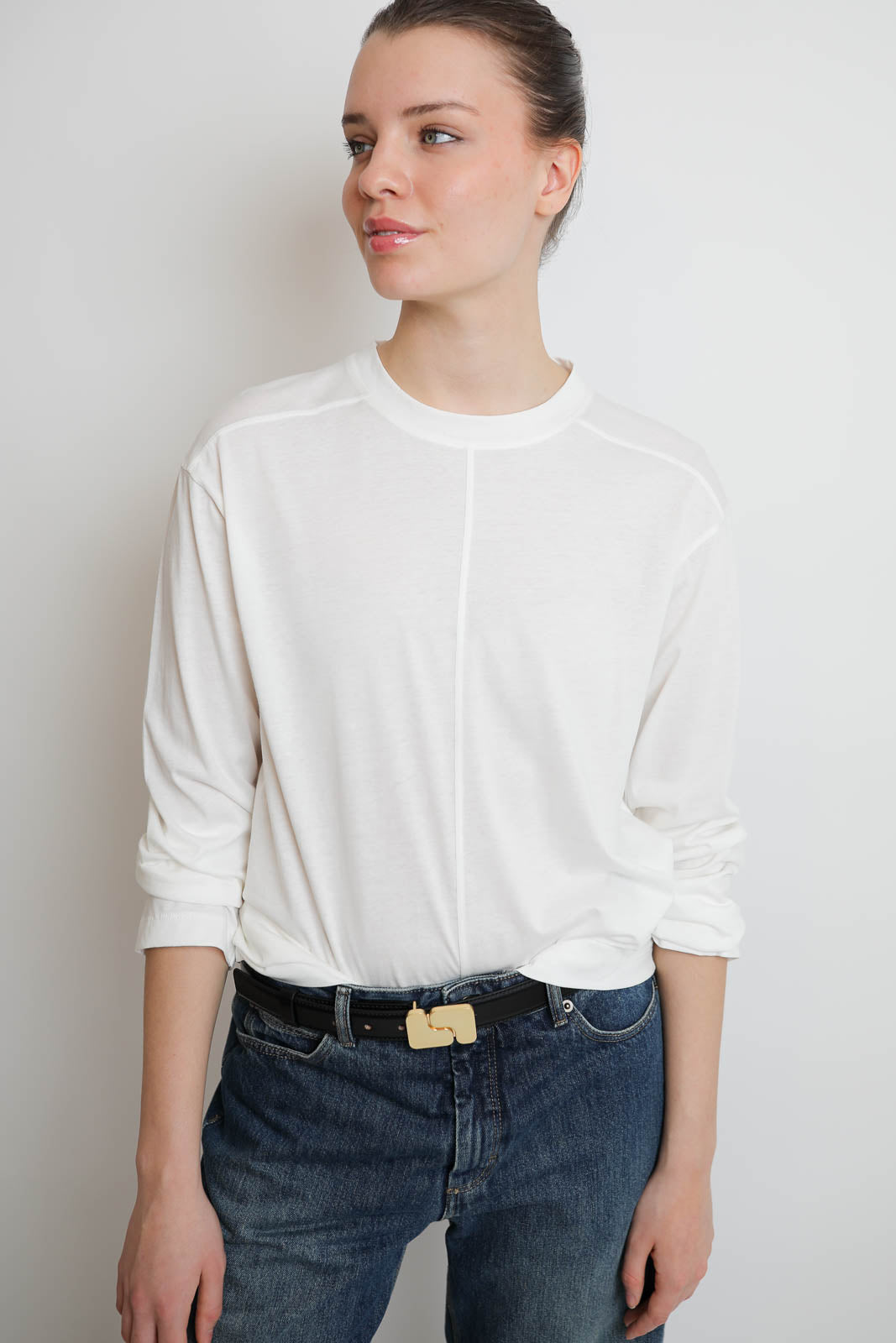 Soeur_Langarm-Shirt Adelie in Blanc