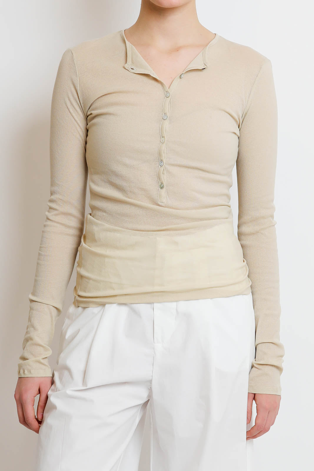 Soeur_Langarm-Shirt Isabella in Ecru