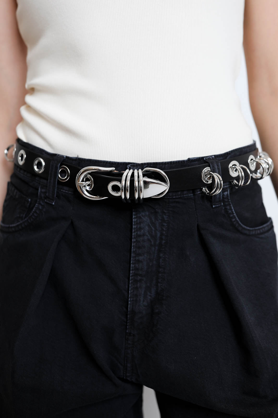 Déhanche, Gürtel Revenge in Black/Silver