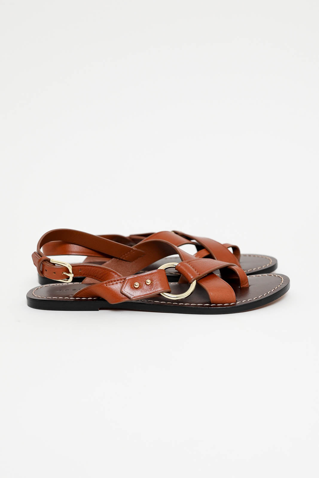 Soeur, Sandalen Florence in Cognac