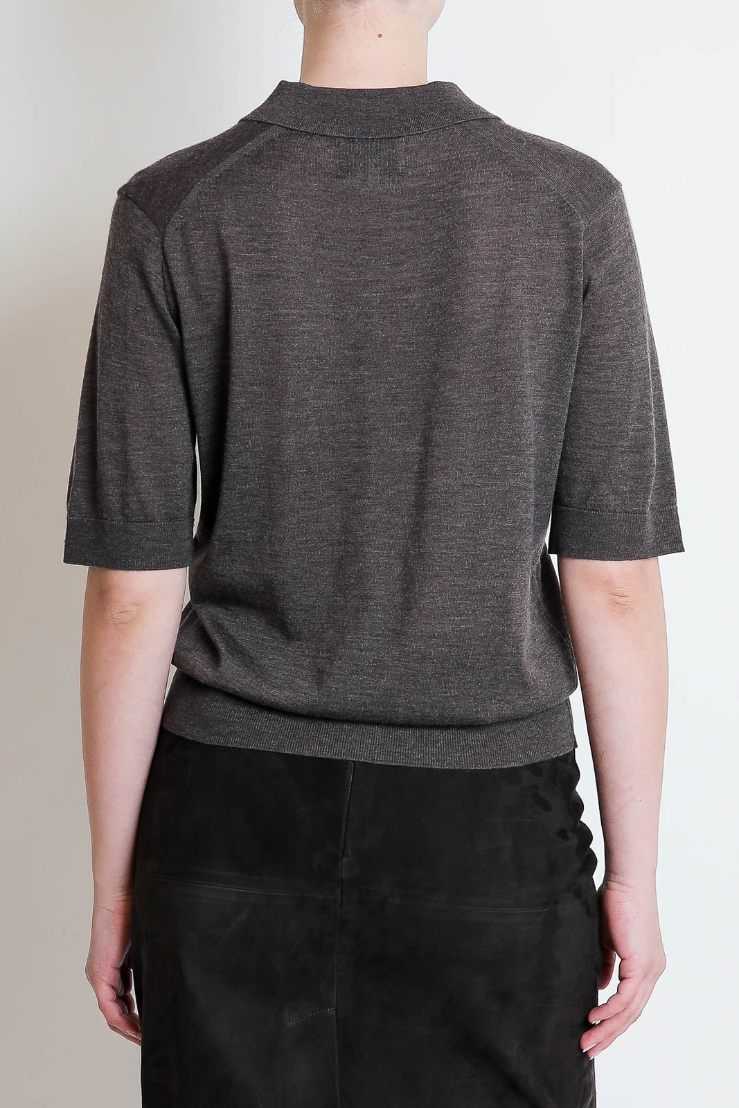 Loulou de Saison, T-Shirt Migo in Brown Melange