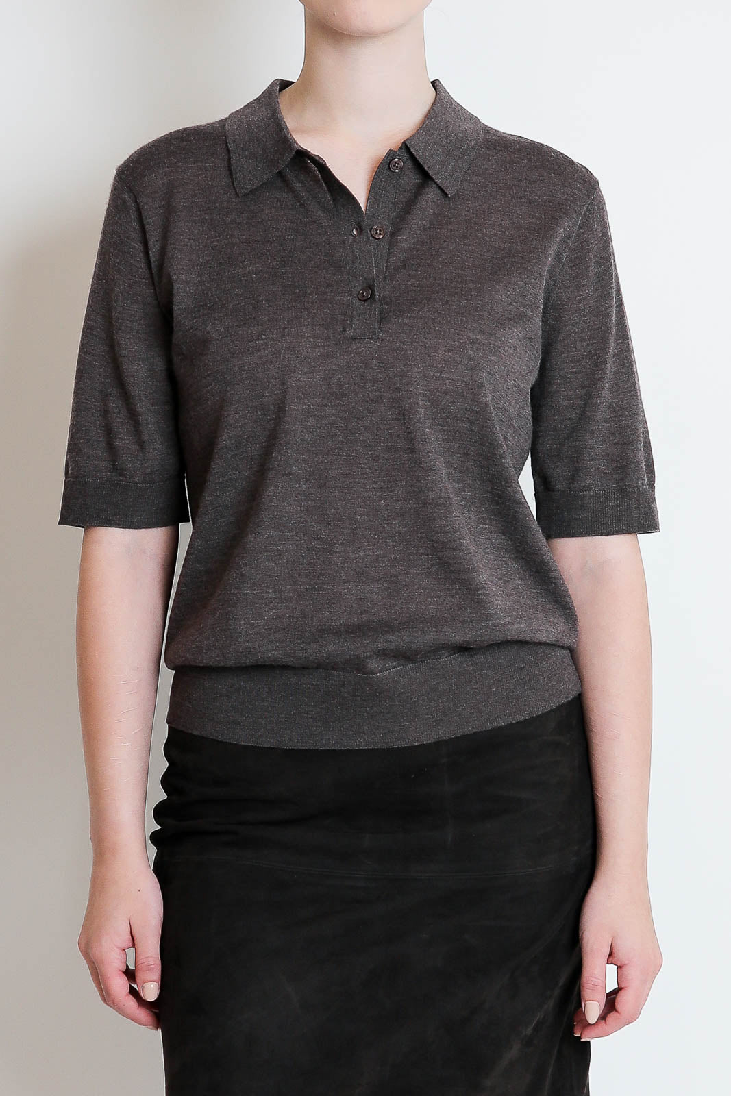 Loulou de Saison, T-shirt Migo en marron chiné