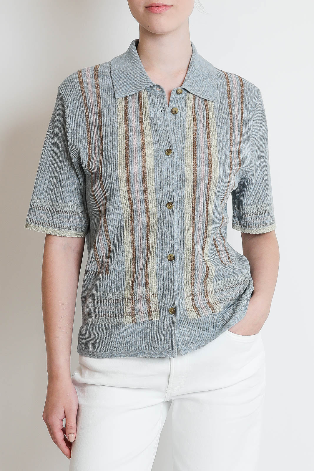 Guest in Residence, Cardigan Havana in Clear Sky