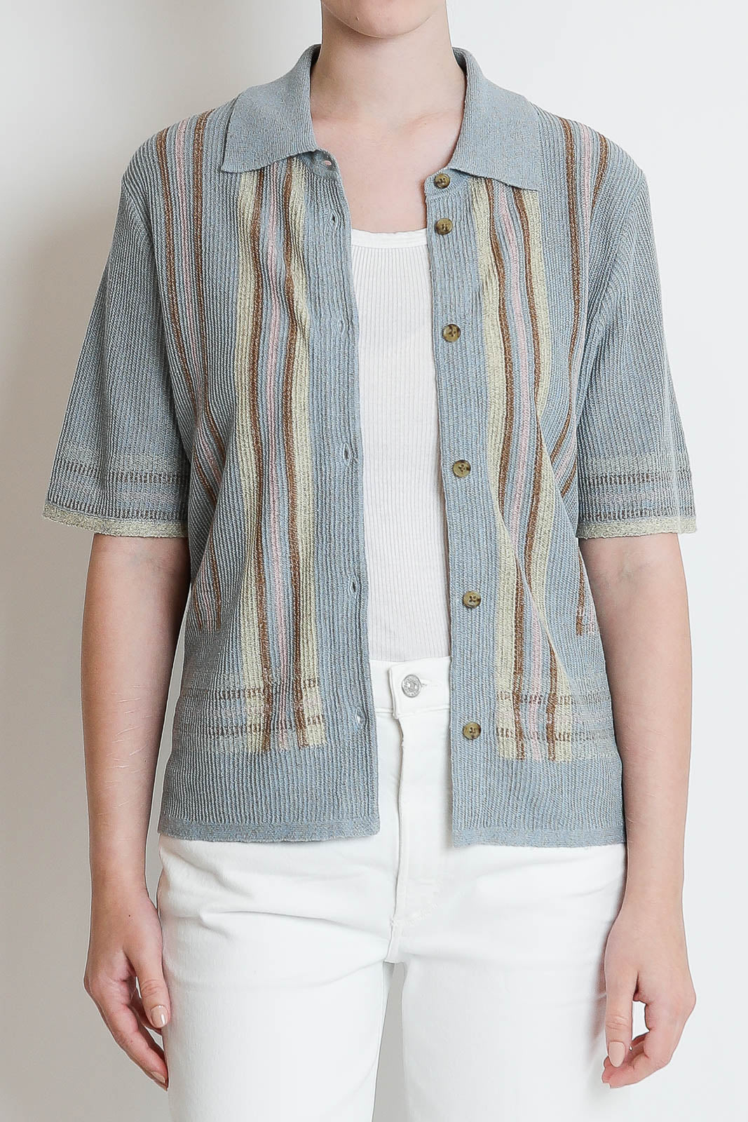 Guest in Residence, Cardigan Havana in Clear Sky