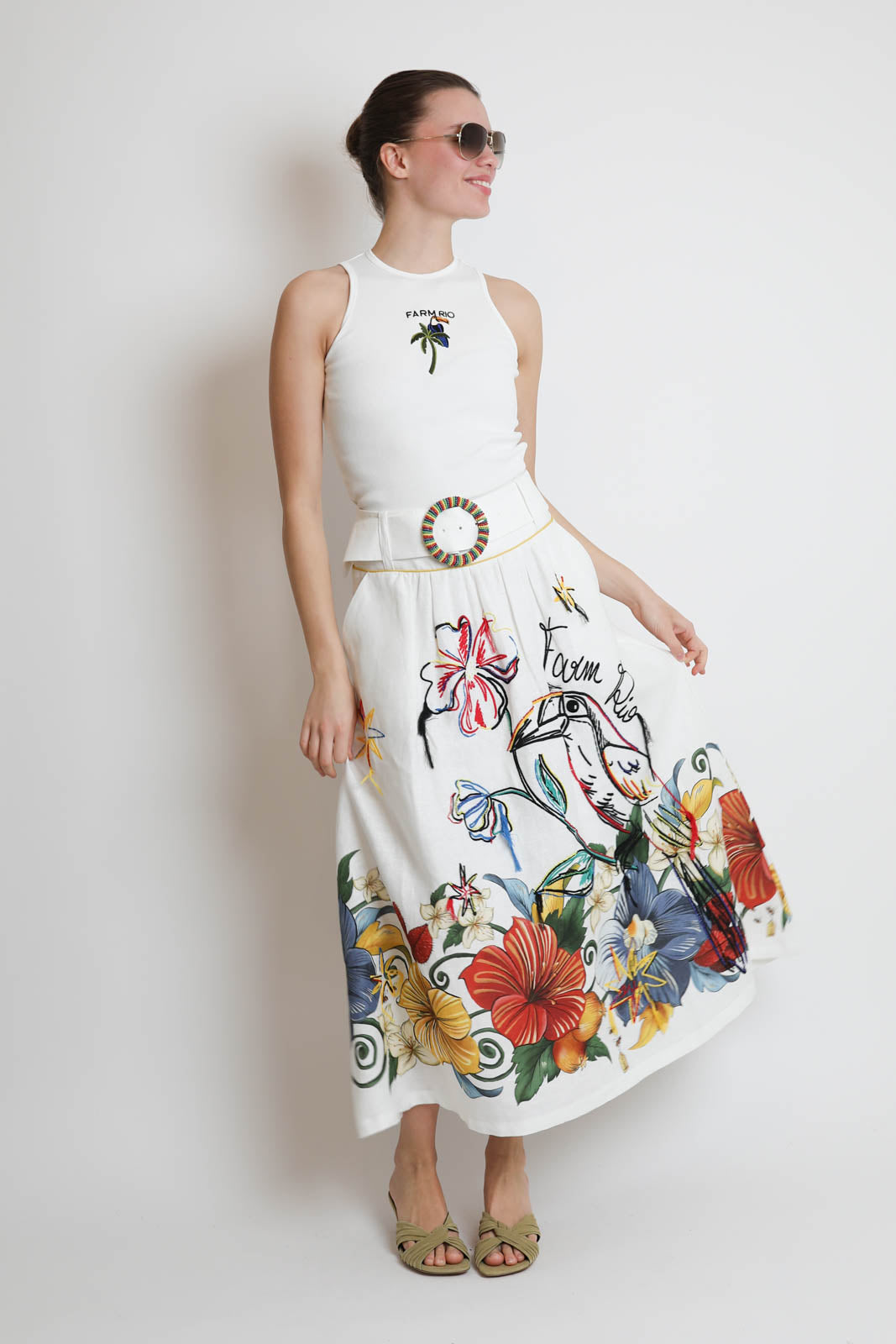 Farm Rio, Rock Tropi in Off-White