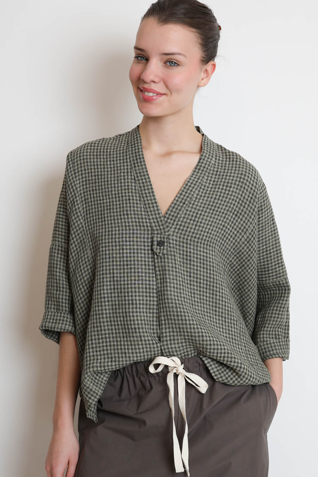 Phisique du Role, Bluse Square Over in Cactus Verde