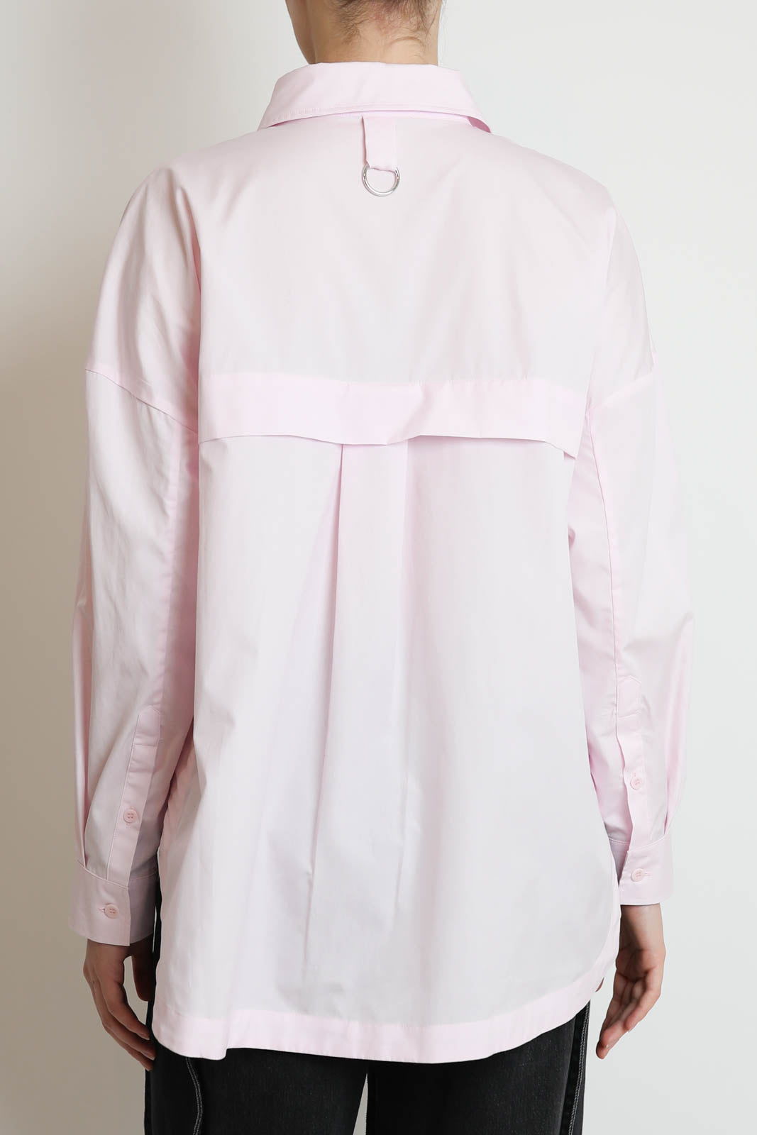 Tibi, Bluse Gabe Oversized in Pink