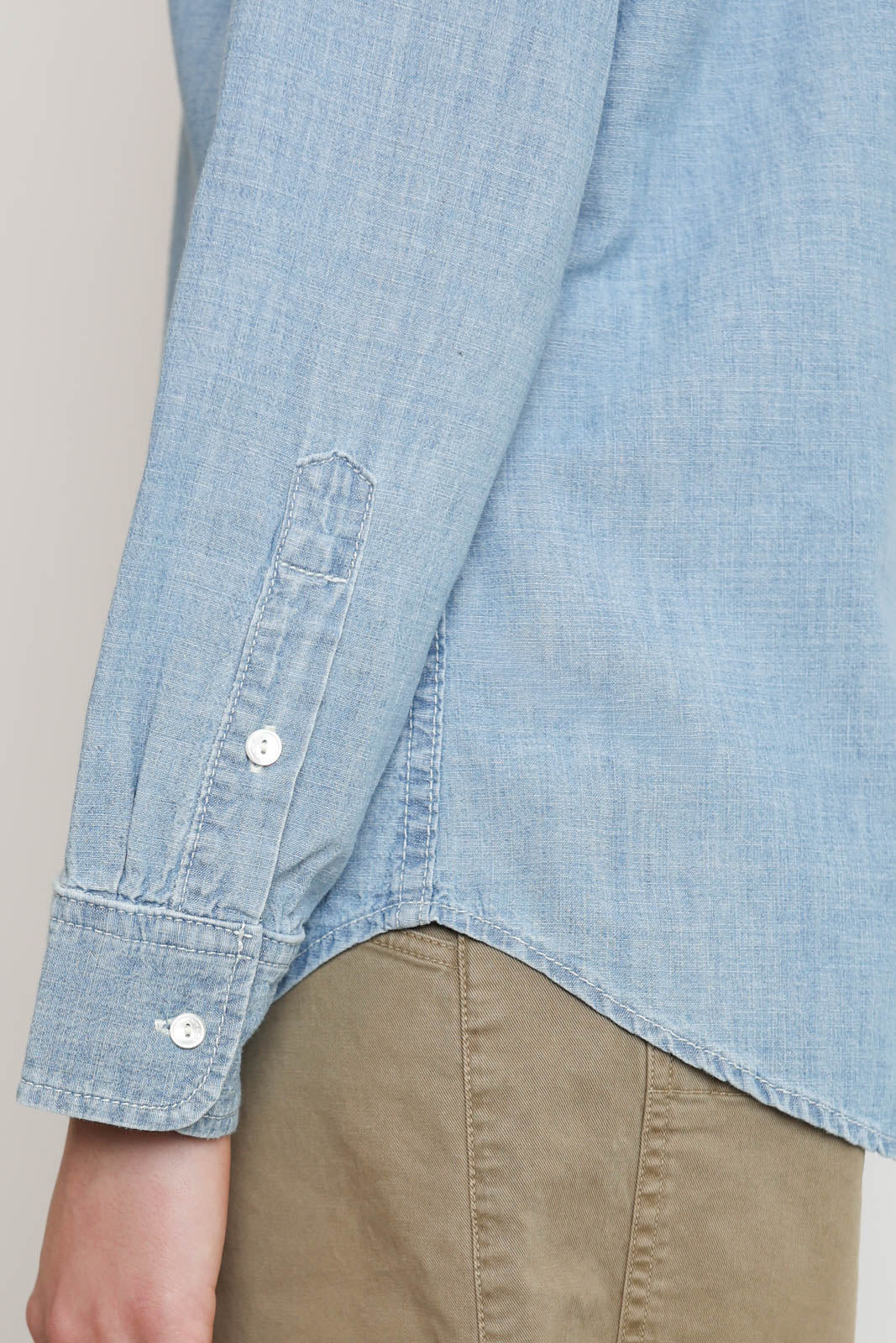 Nili Lotan, Bluse Monti in Chambray