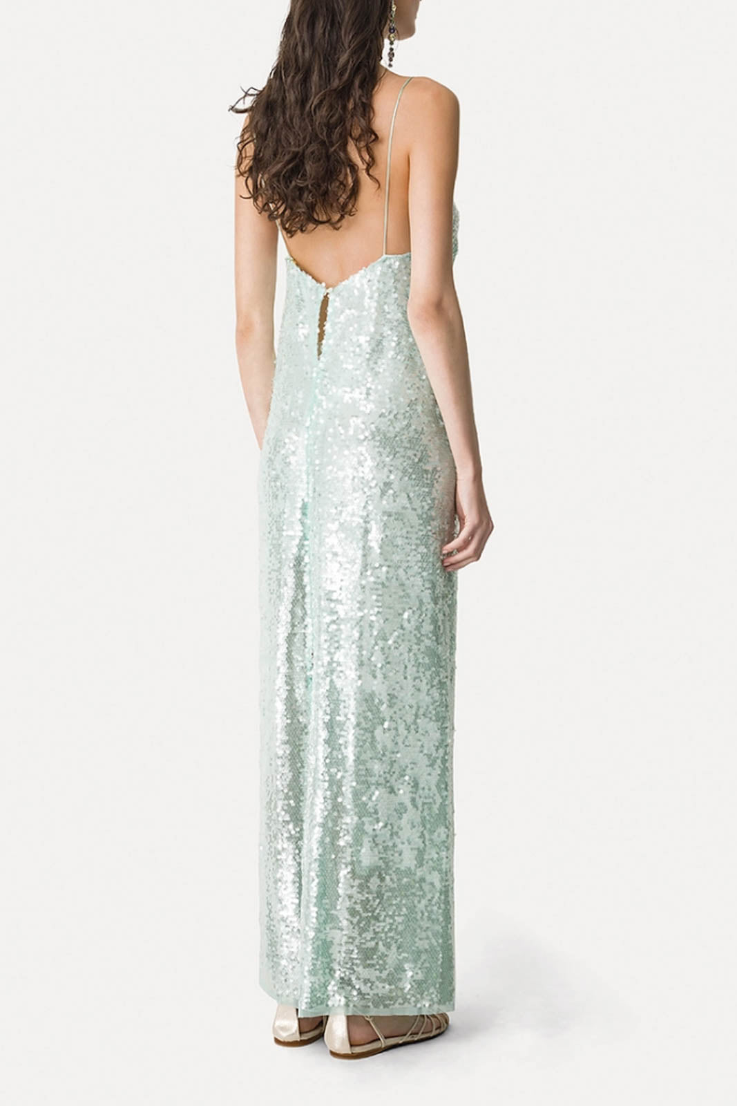 Forte-Forte, Kleid Liquid Sequins in Breeze