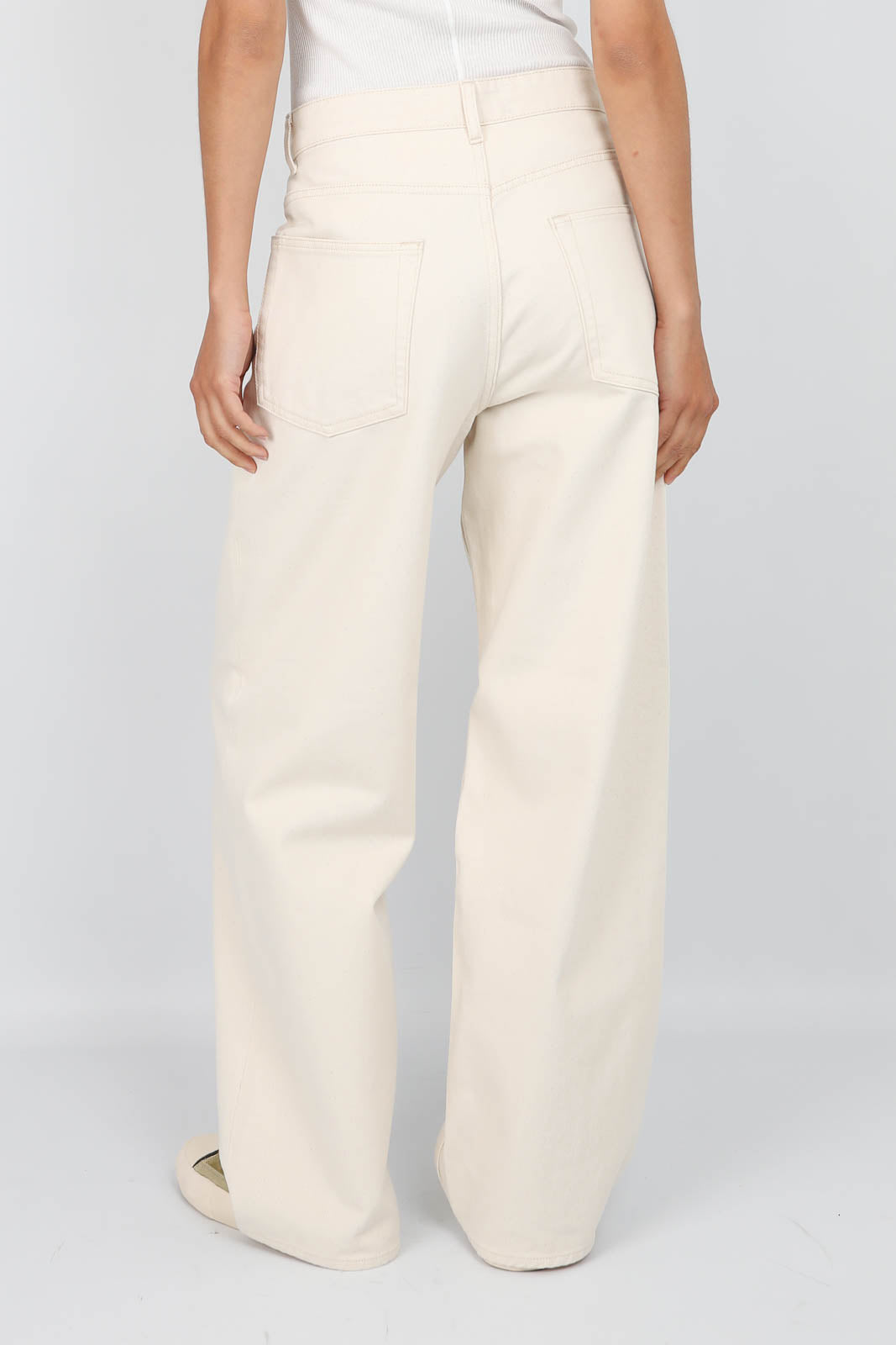 Jeans Baggy Fit in Ecru