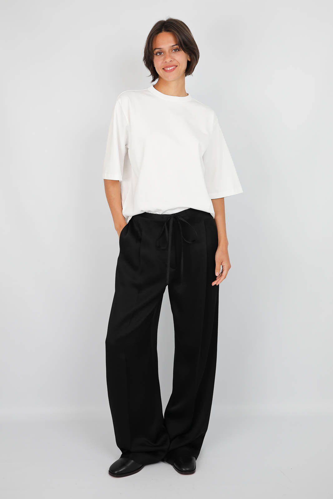 T-Shirt aus Baumwolle in Optic White