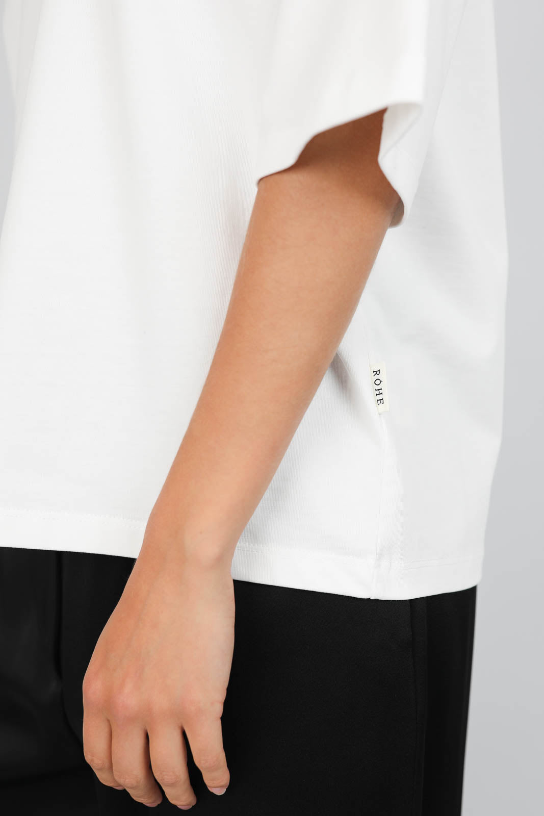 T-Shirt aus Baumwolle in Optic White