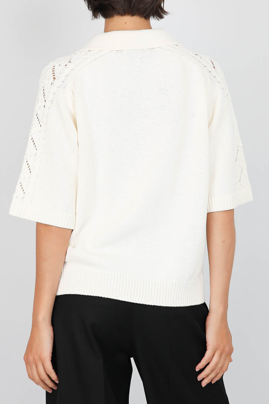 T-Shirt Kina in Ecru