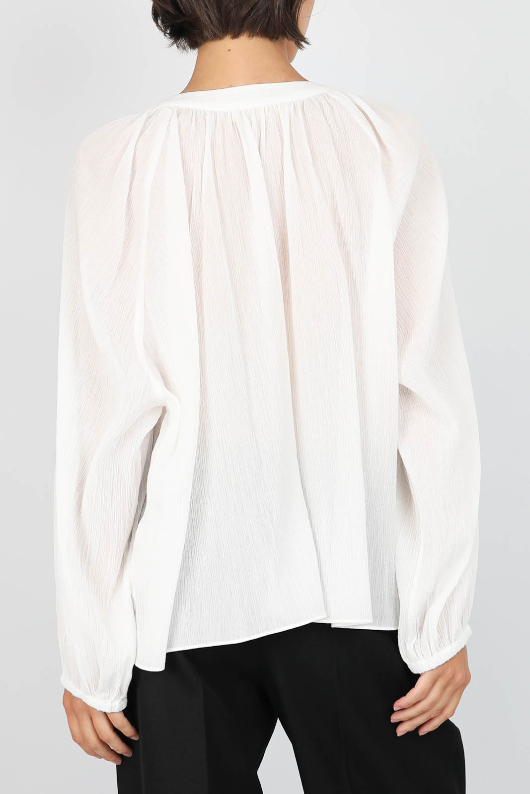 Bluse Edme in Weiss
