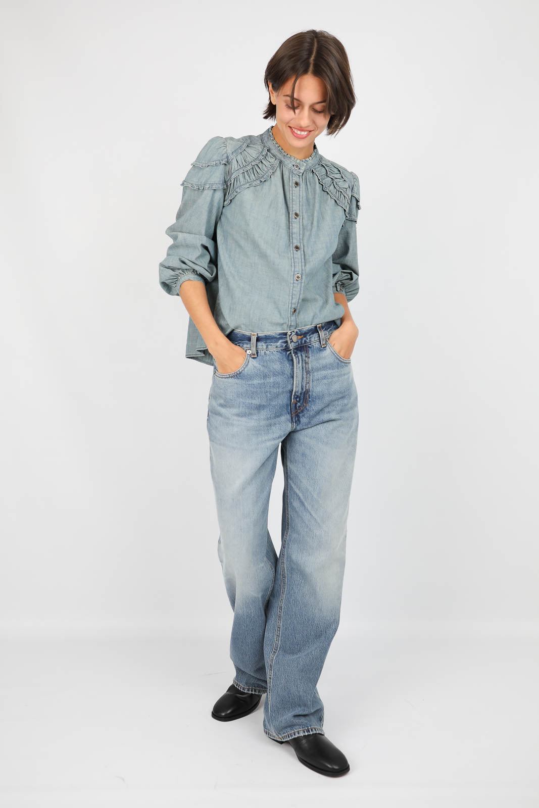 Bluse Milya in Blau