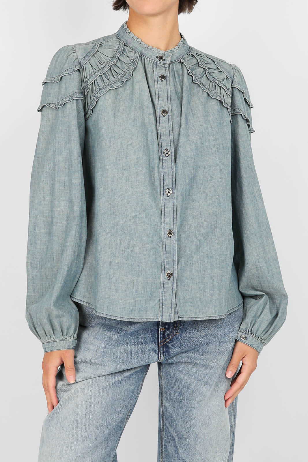Bluse Milya in Blau