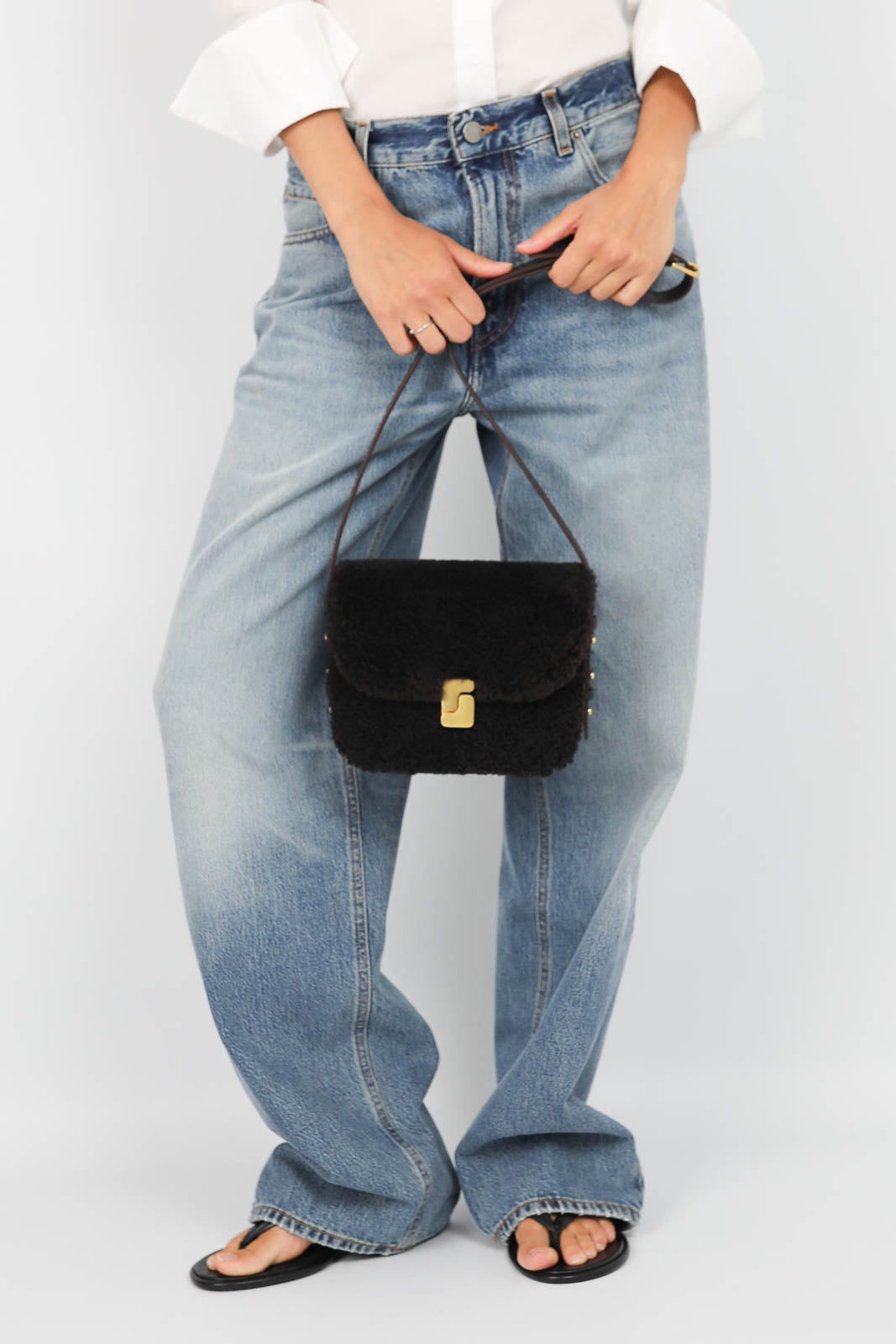 Tasche Bellissima Mini in Marron Fonce