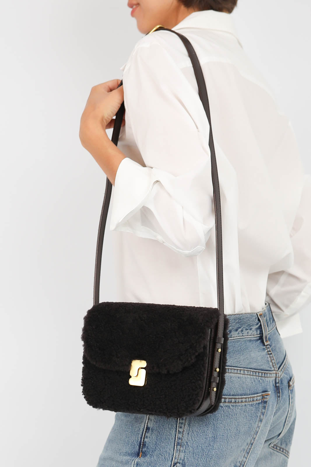 Tasche Bellissima Mini in Marron Fonce