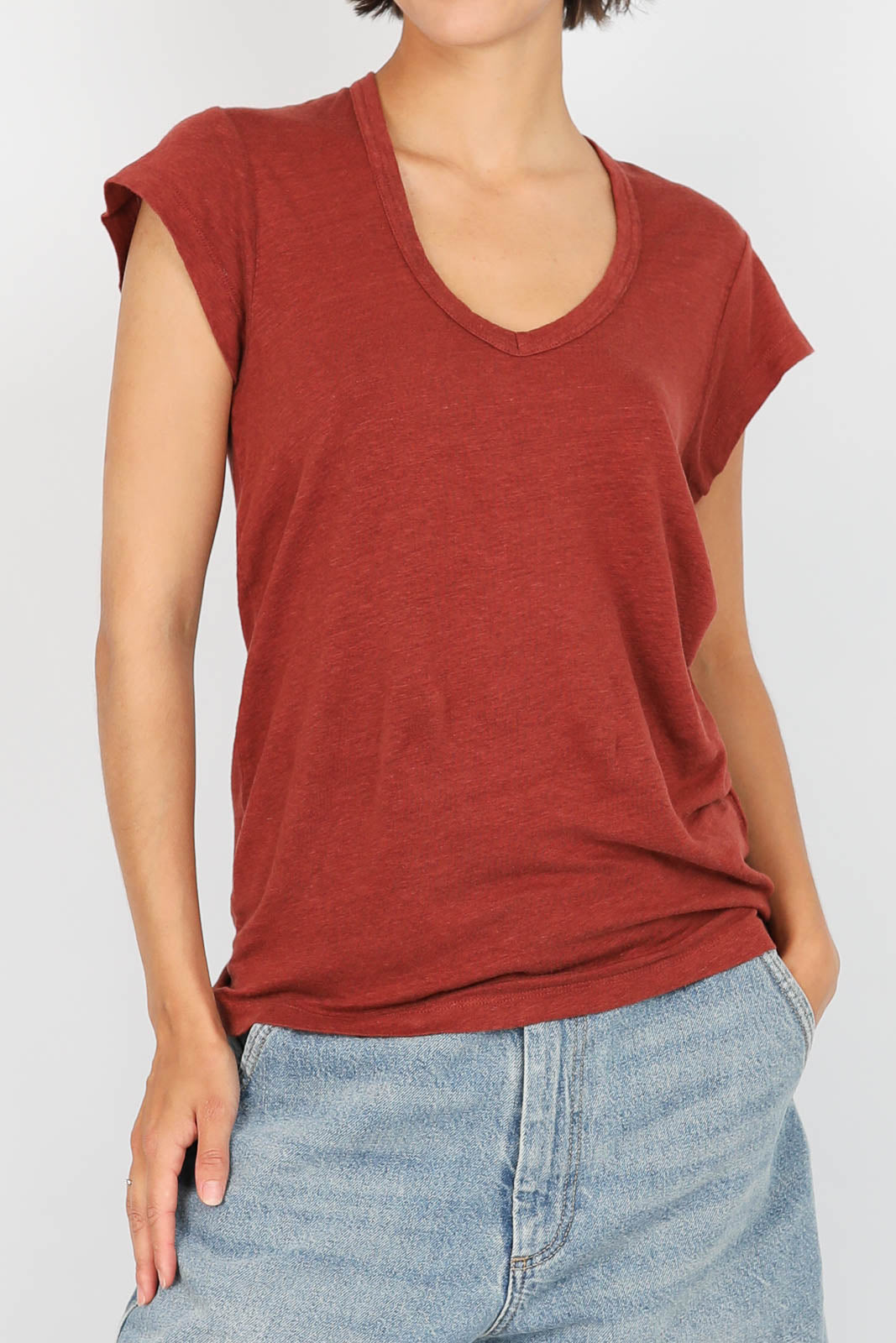 T-Shirt Zankou in Dark Rust