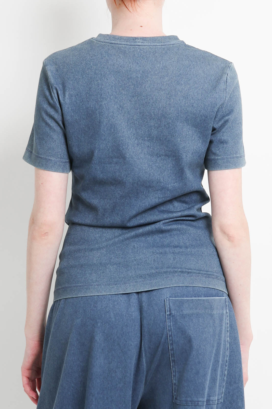 Tibi, T-Shirt Baby T in Classic Wash