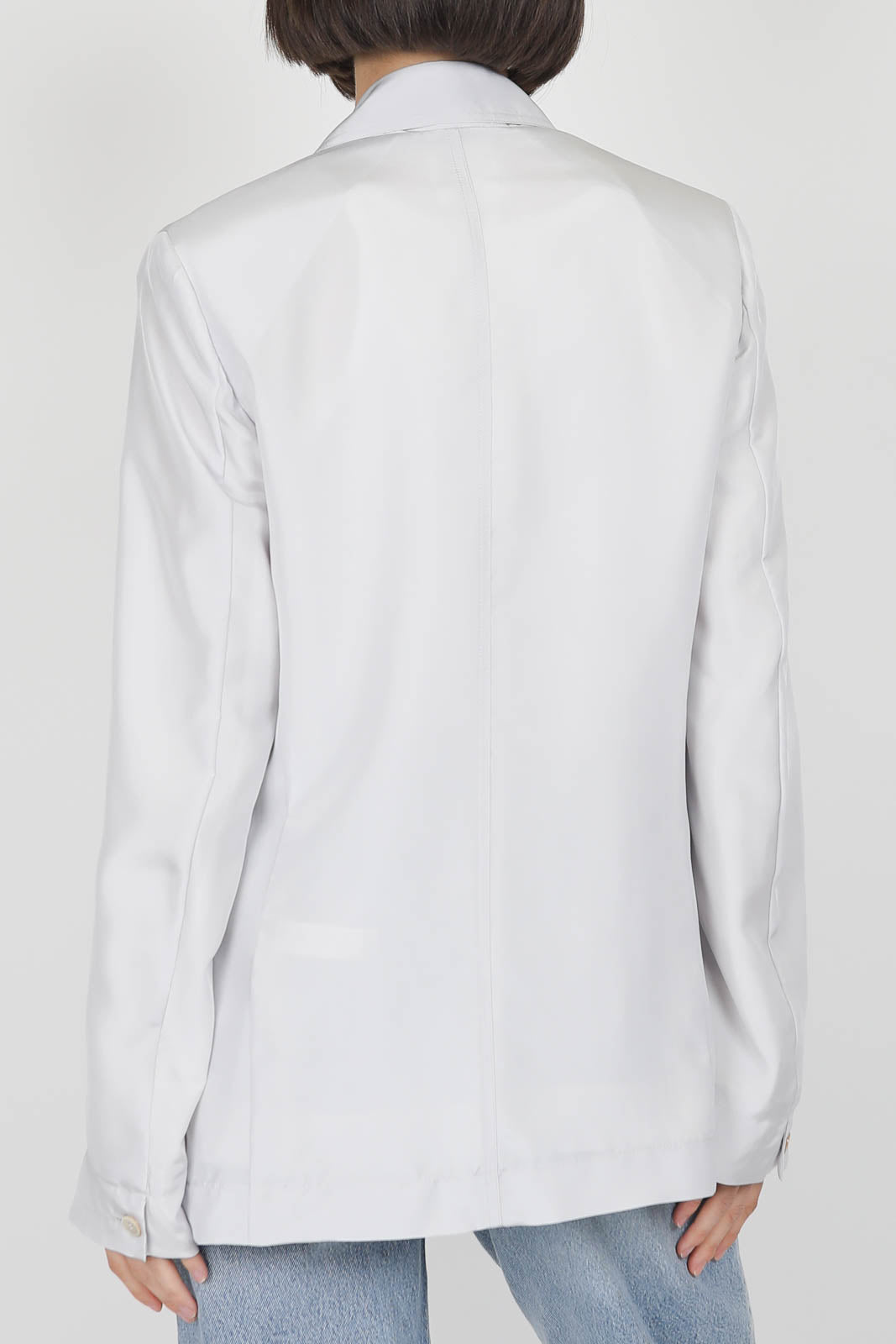 Blazer aus Seide in Madreperla
